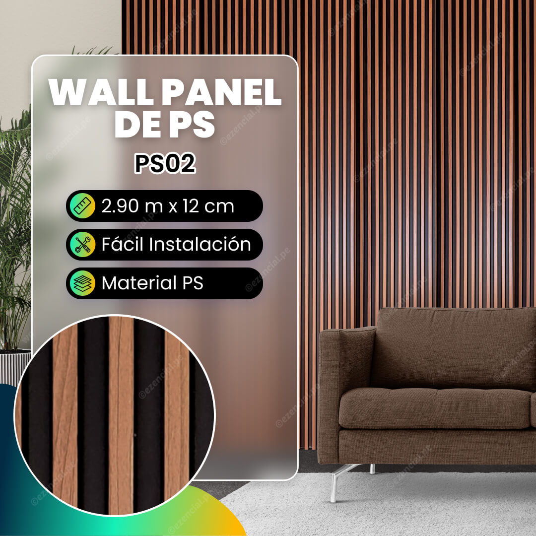 Wall panel de PS PS02 - 290x12cm