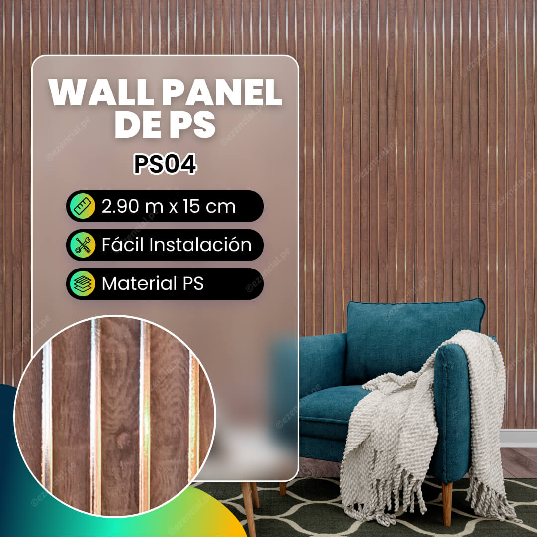 Wall panel de PS PS04 - 290x15cm