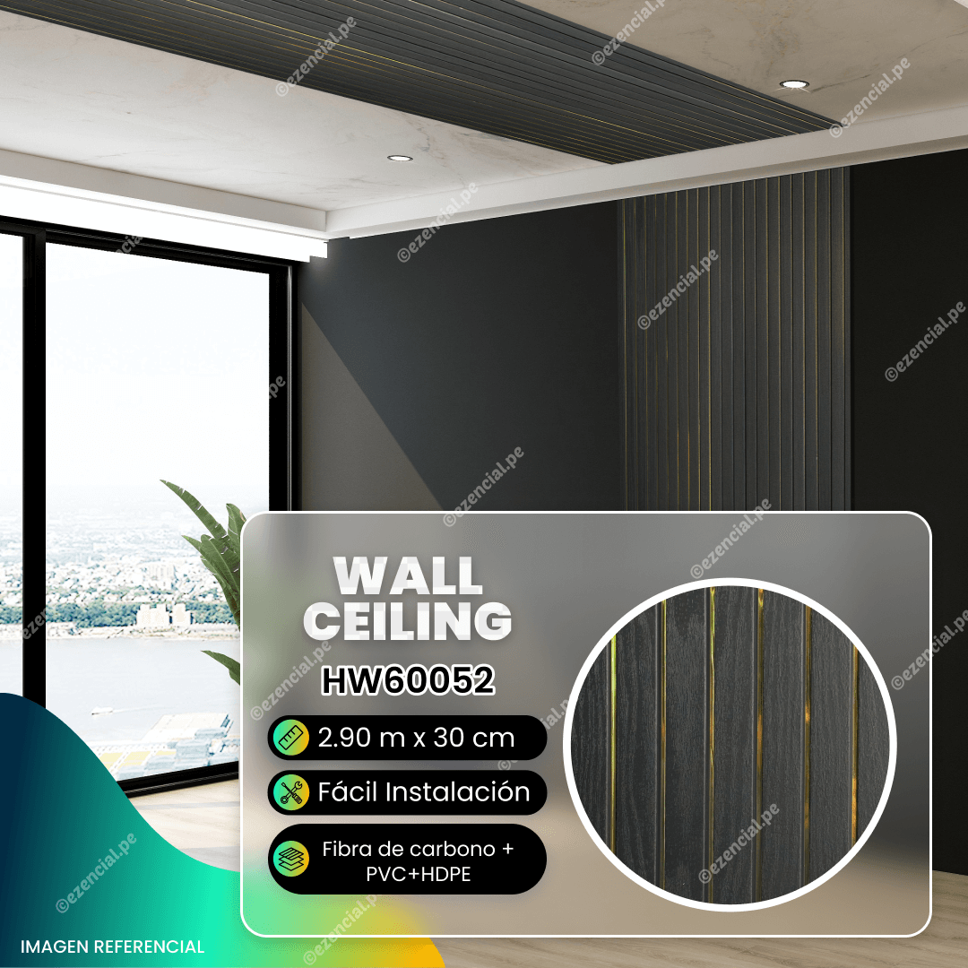 WallCeiling PVC HW60052 - 290x30cm