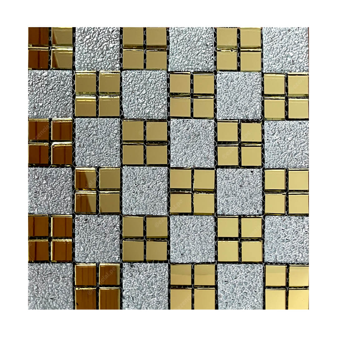 Mosaico de Cristal Adhesivo MK-300-9