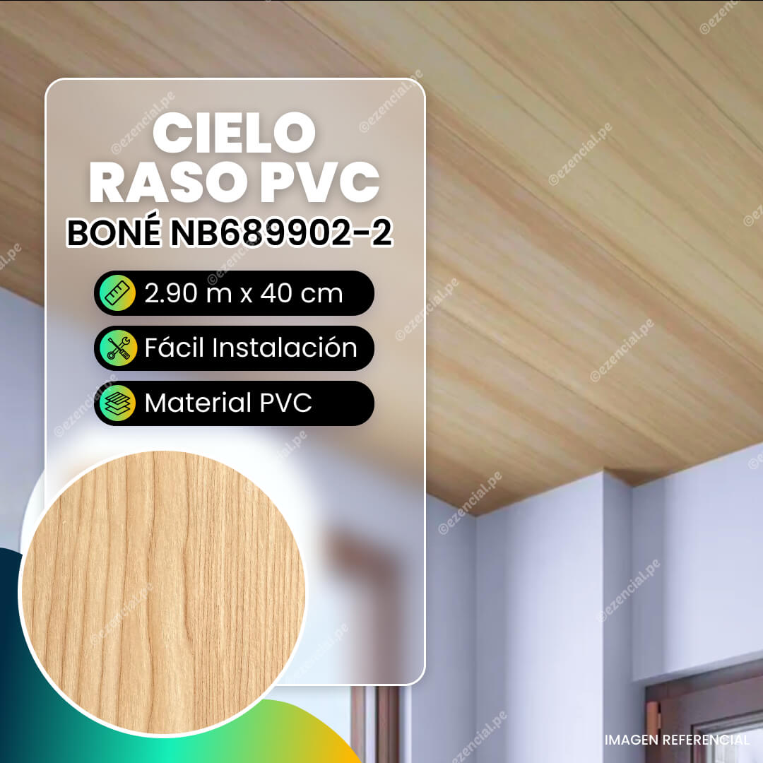 Cielo Raso PVC Boné NB689902-2 290x40cm