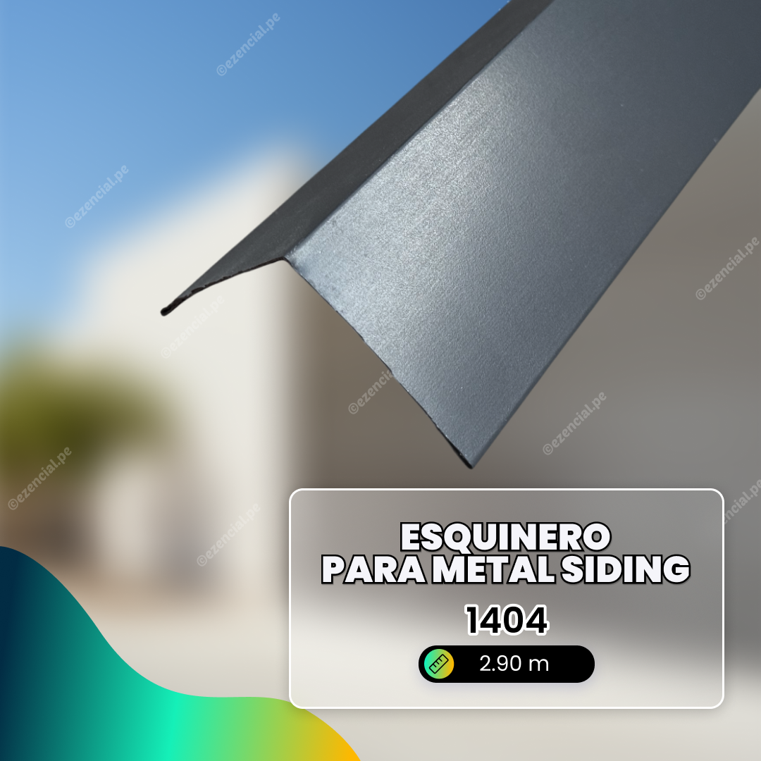 Esquinero para Panel Metal Siding 1404