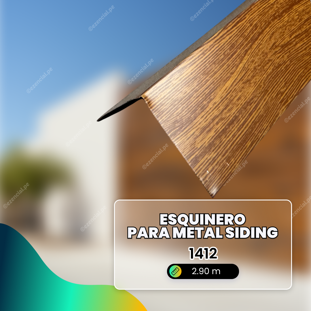 Esquinero para Panel Metal Siding 1412