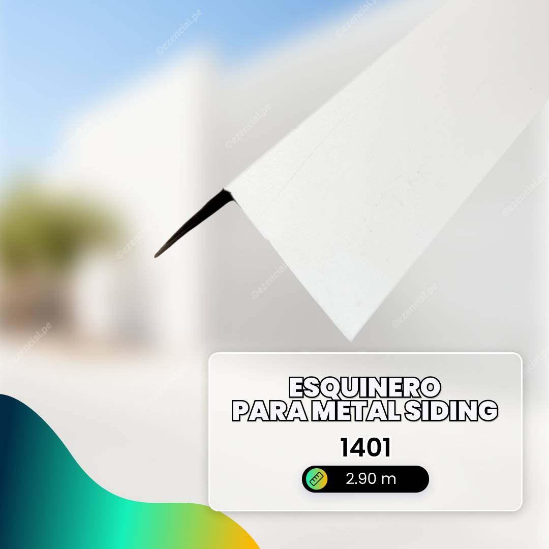 Esquinero para Panel Metal Siding 1401