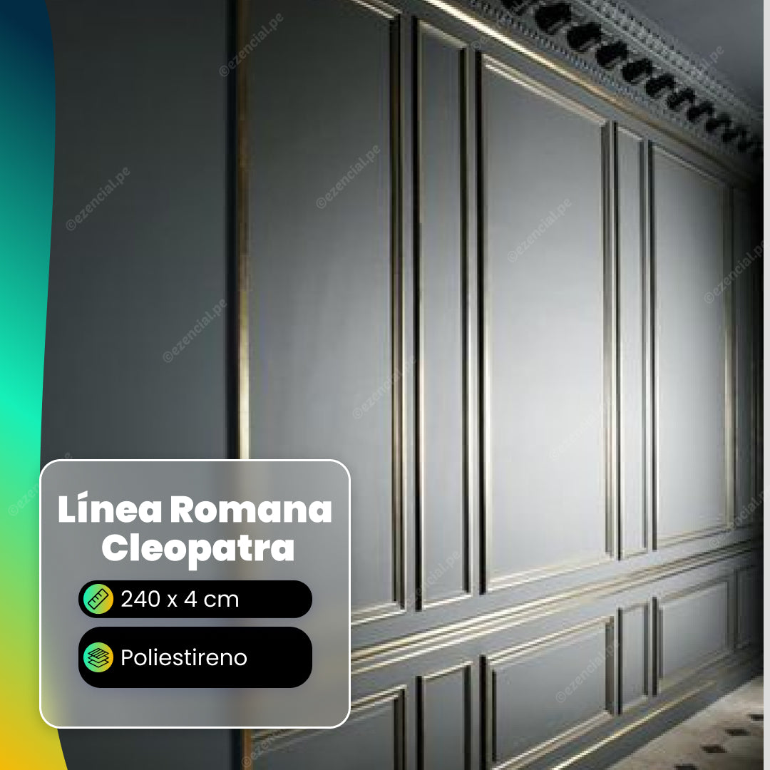 Línea Romana Cleopatra 240x4cm