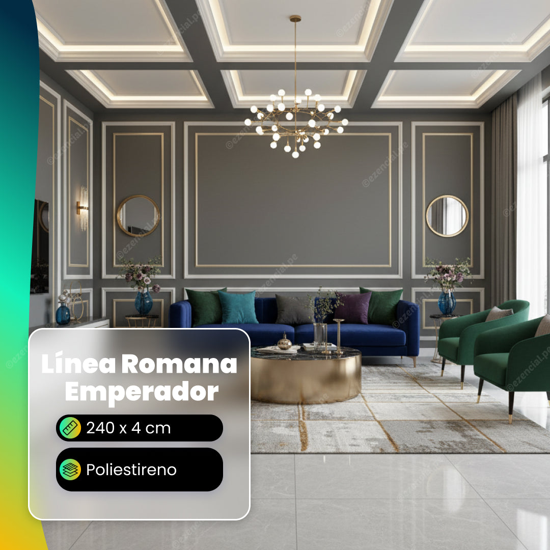 Línea Romana Emperador 240x4cm