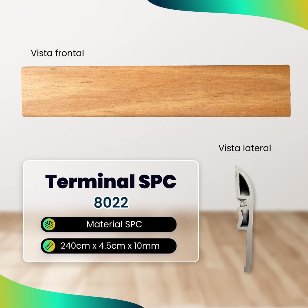 Terminal para Piso Vinílico SPC #8022 240x4.5cm