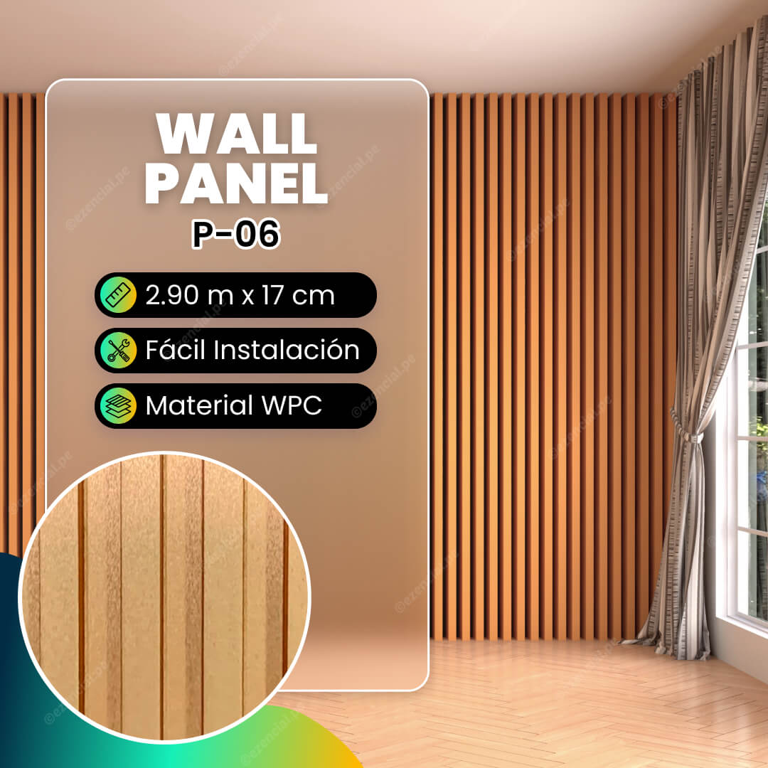 Wall panel de WPC P-06 - 290x17cm